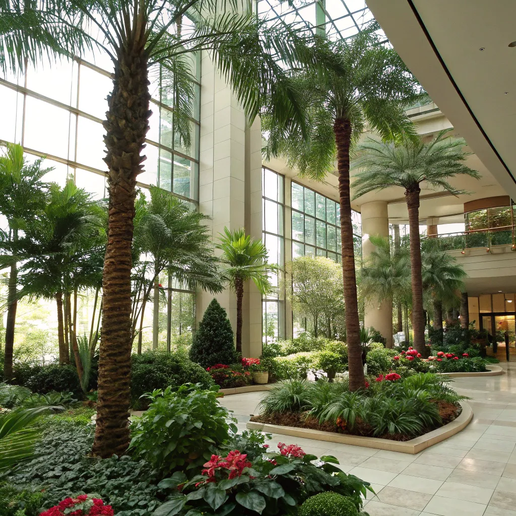 Atrium Greenery Setup